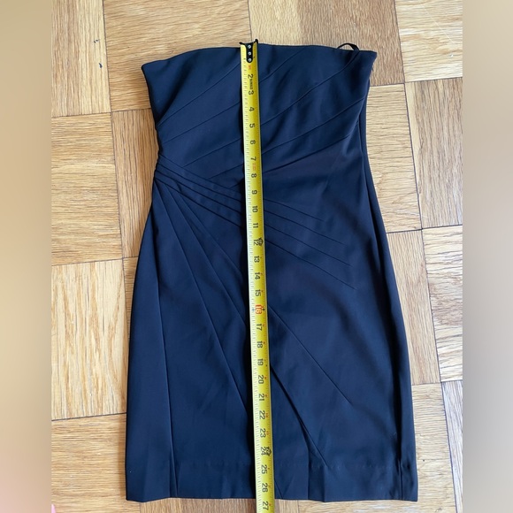 NWT Diane Von Furstenberg Black Strapless Mini Dress/LBD, Sz 2 - Picture 10 of 10